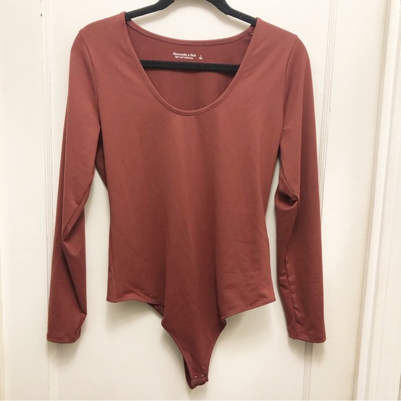 Abercrombie & Fitch Other - Abercrombie & Fitch Soft A&F Bodysuit Size Large Color Cinnamon Brown